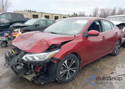 2021 Nissan Sentra Sv Xtronic Cvt из США, поврежденный, VIN 3N1AB8CV6MY200982